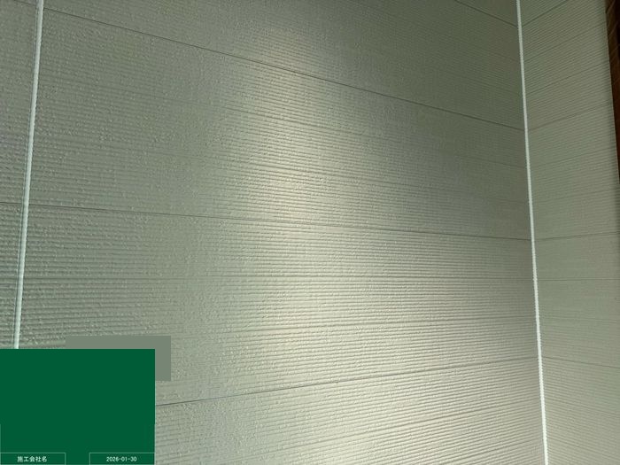 八尾市曙川東 築25年 サイディング外壁 下塗り完了後