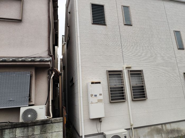 八尾市曙川東 築20年 サイディング外壁北面