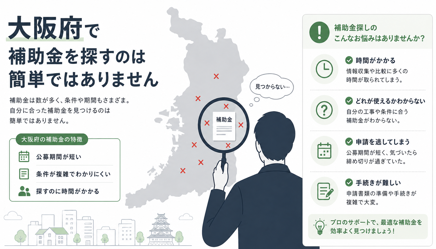 大阪で外壁塗装の補助金はほぼ出ないのが現実