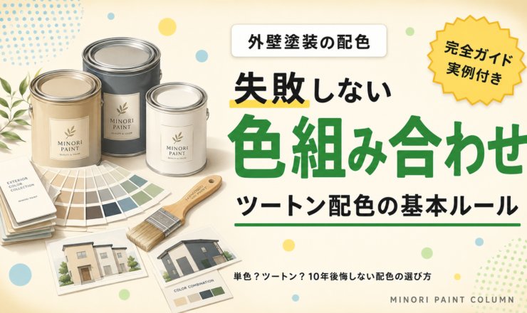 外壁塗装の色組み合わせ完全ガイド｜失敗しないツートン配色