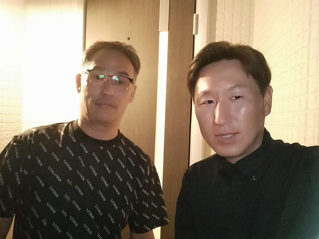 羽曳野市羽曳が丘 Y様と松本のツーショット写真