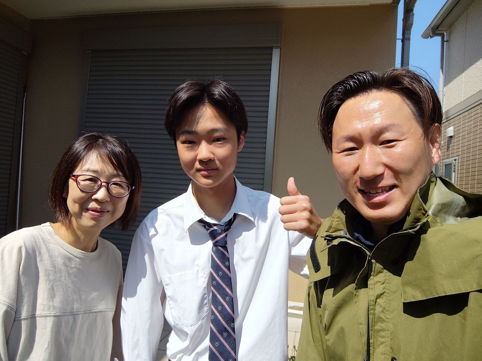 羽曳野市Y様と松本のツーショット写真