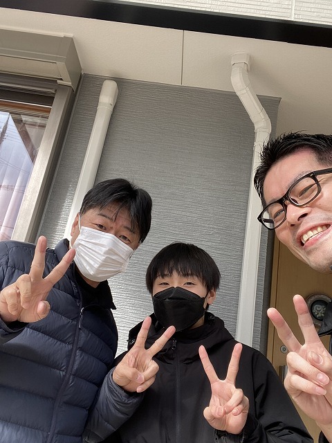 東大阪市東石切町 K様と松本のツーショット写真