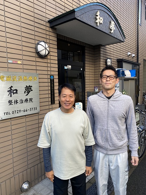 東大阪市吉田本町 K様と松本のツーショット写真