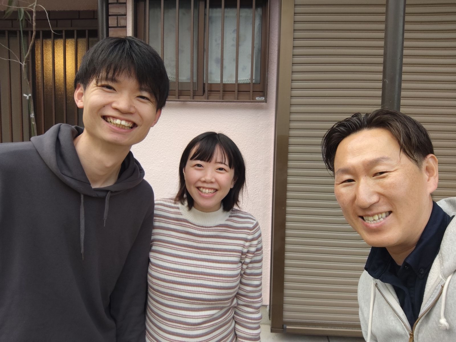 大阪市東住吉区 I様と松本のツーショット写真