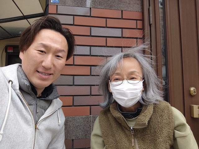 大阪市平野区 N様と松本のツーショット写真