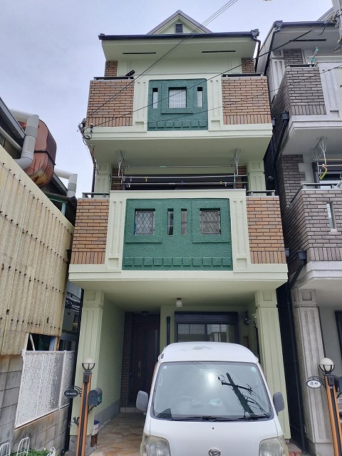 大阪市平野区T様邸 家全体施工後