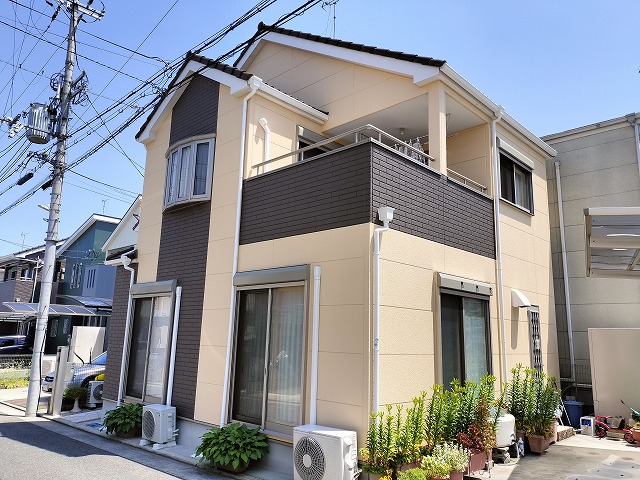 柏原市国分西 Y様邸 家全体 施工後