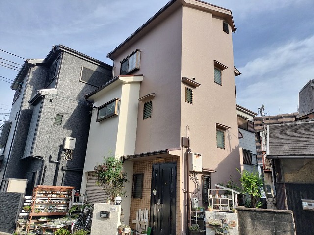 堺市西区浜寺船尾町東 A様邸 家全体施工後