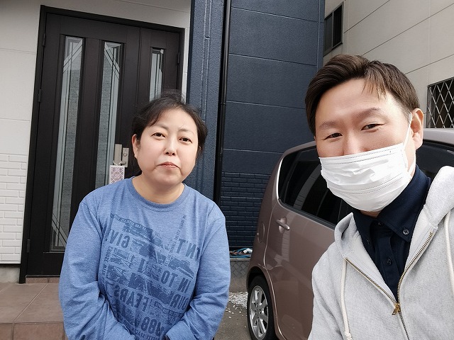 堺市西区 N様と松本のツーショット写真