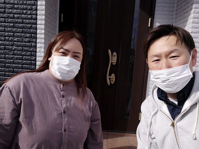 堺市西区 O様と松本のツーショット写真