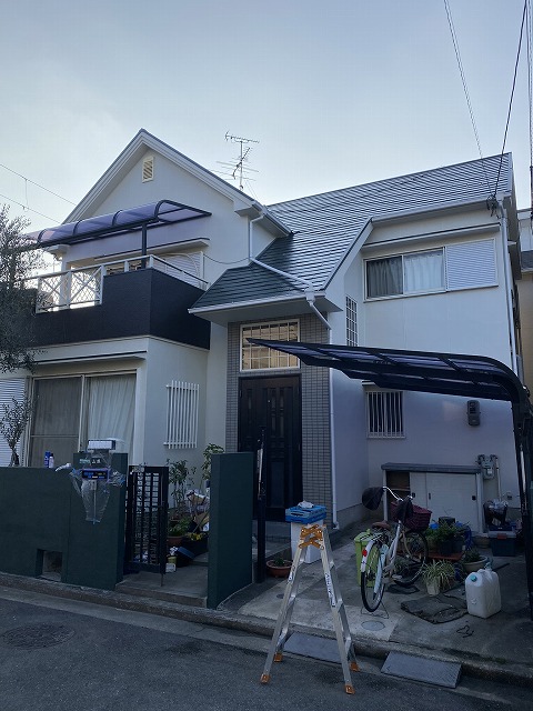堺市東区日置荘北町 Y様邸 家全体 施工後