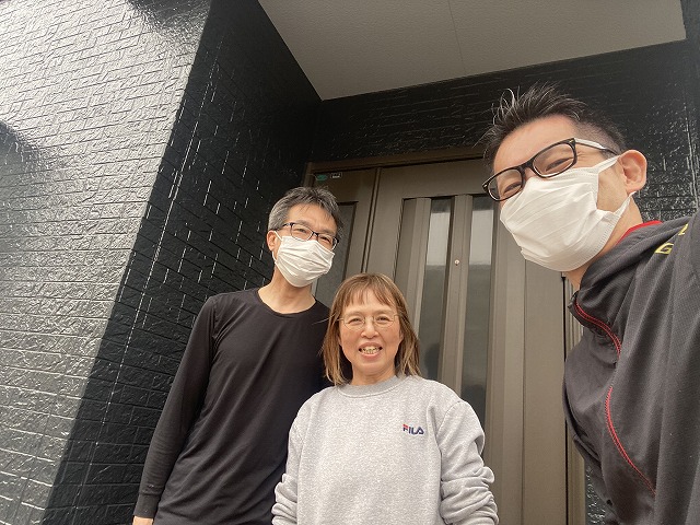 堺市東区福田 T様と松本のツーショット写真