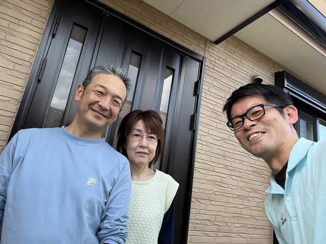 南河内郡太子町 Y様と松本のツーショット写真