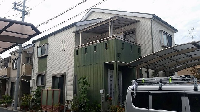 八尾市太子堂 N様邸 家全体 施工前