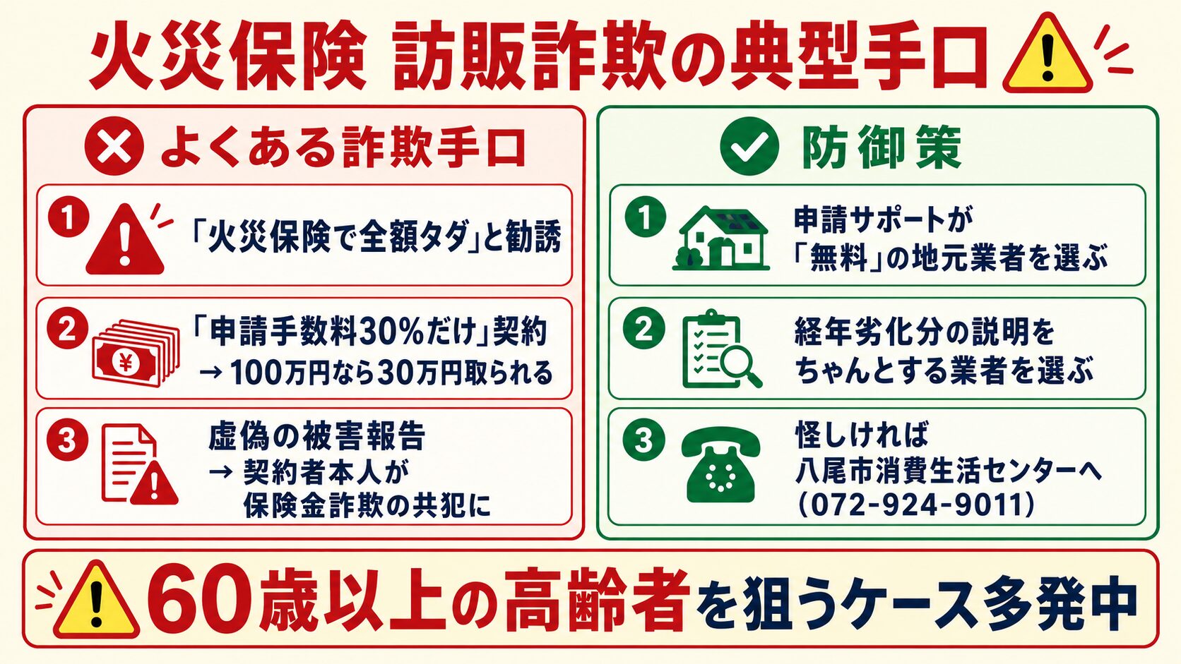 火災保険詐欺の典型手口