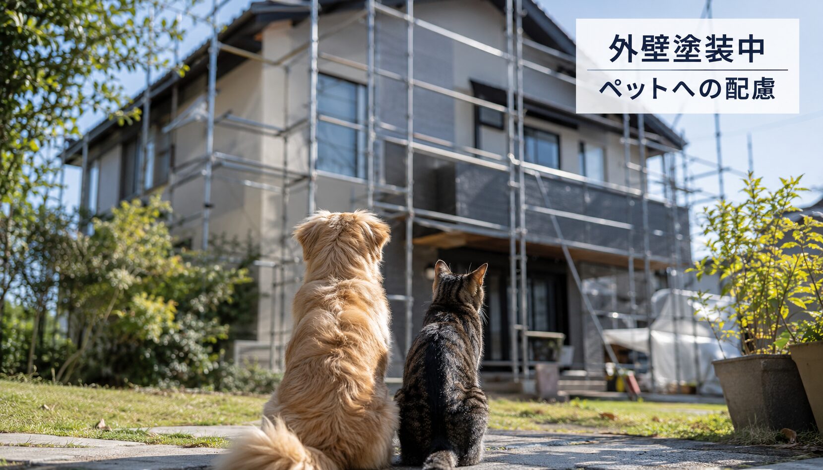 工事中のペットへの配慮が大切です