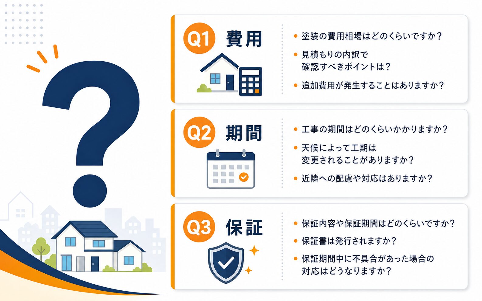 大阪での外壁塗装業者選びでよくある疑問