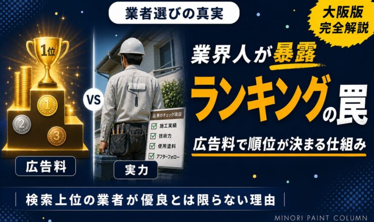 大阪の外壁塗装業者ランキングの仕組み