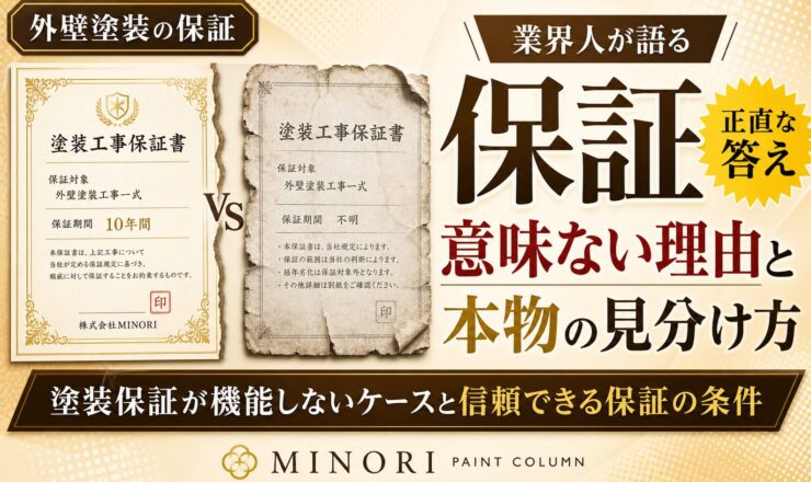 外壁塗装 保証 意味ない
