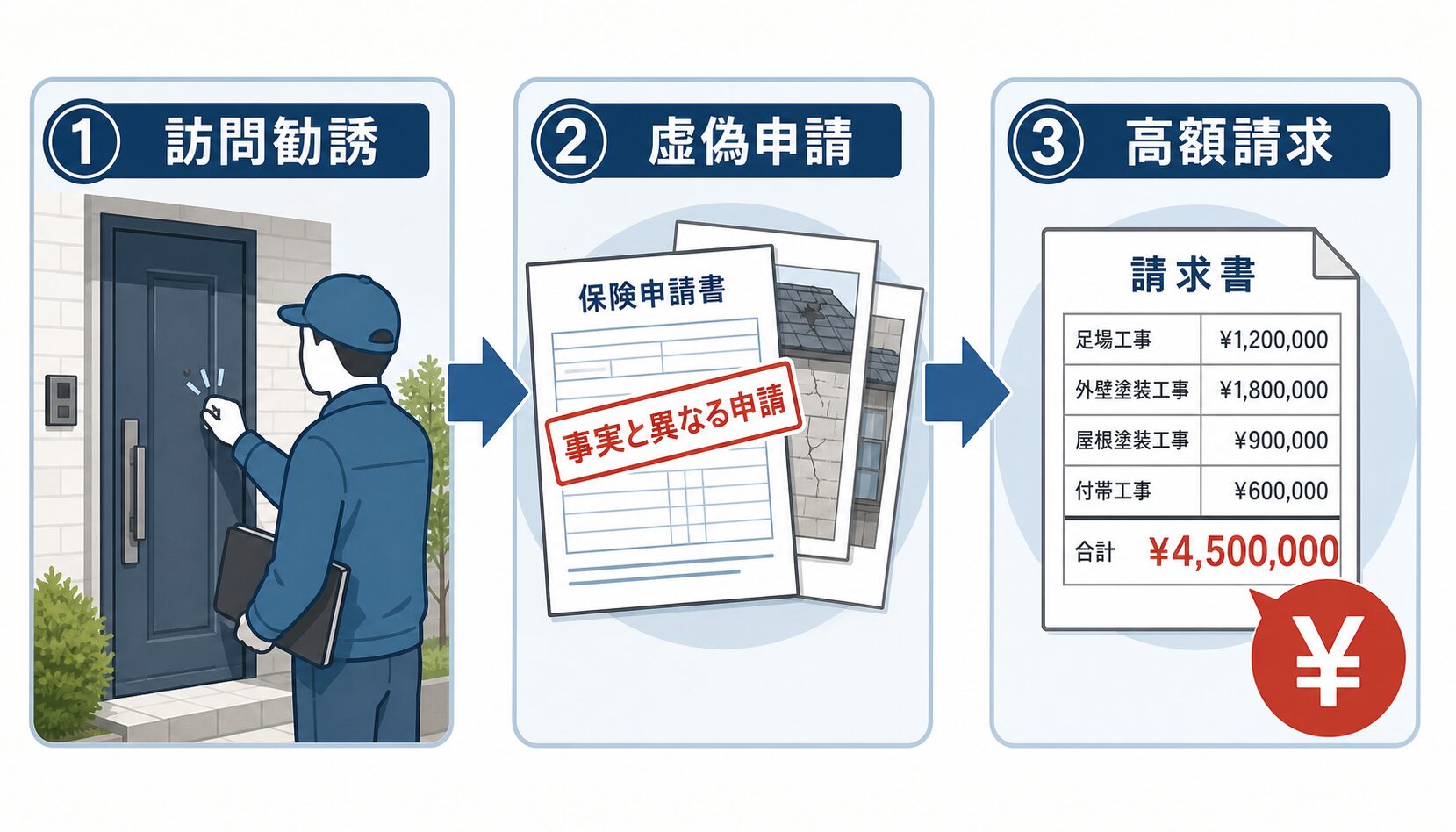 火災保険詐欺の典型的な手口
