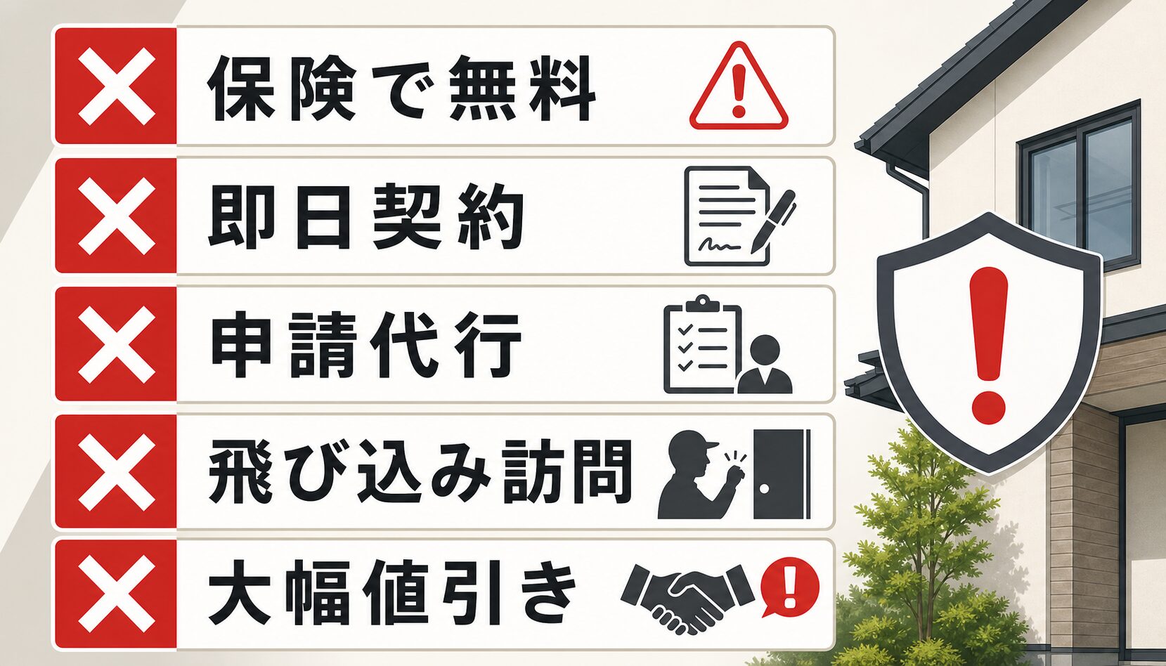職人視点での警告：詐欺業者の見抜き方