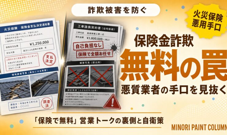外壁塗装 保険 詐欺