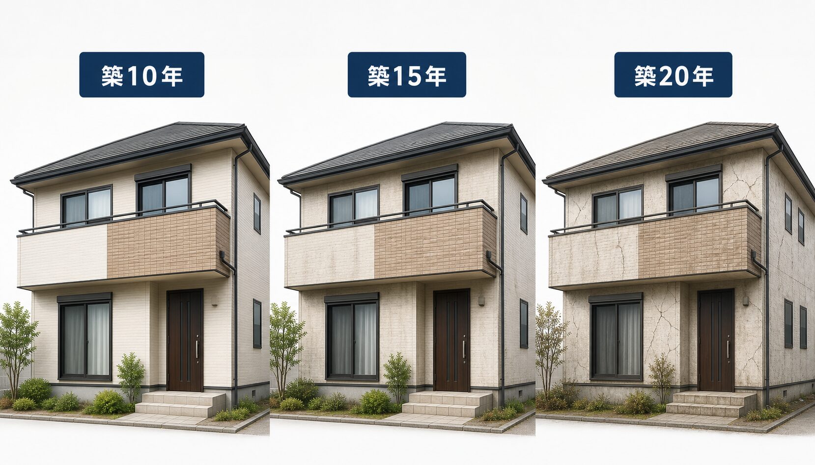 中古住宅の外壁塗装が必要になるタイミング