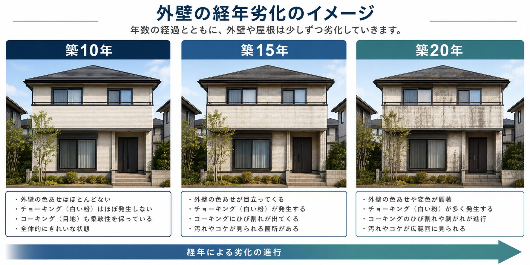 池田市の地域特性と外壁への影響