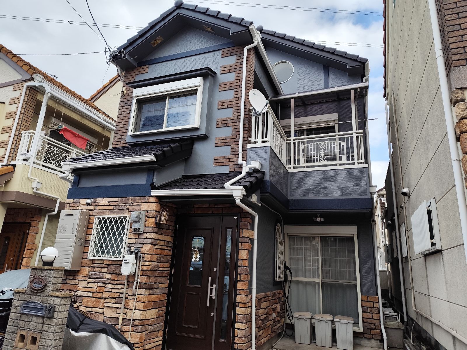 東大阪市日下町 外壁+屋根 施工例