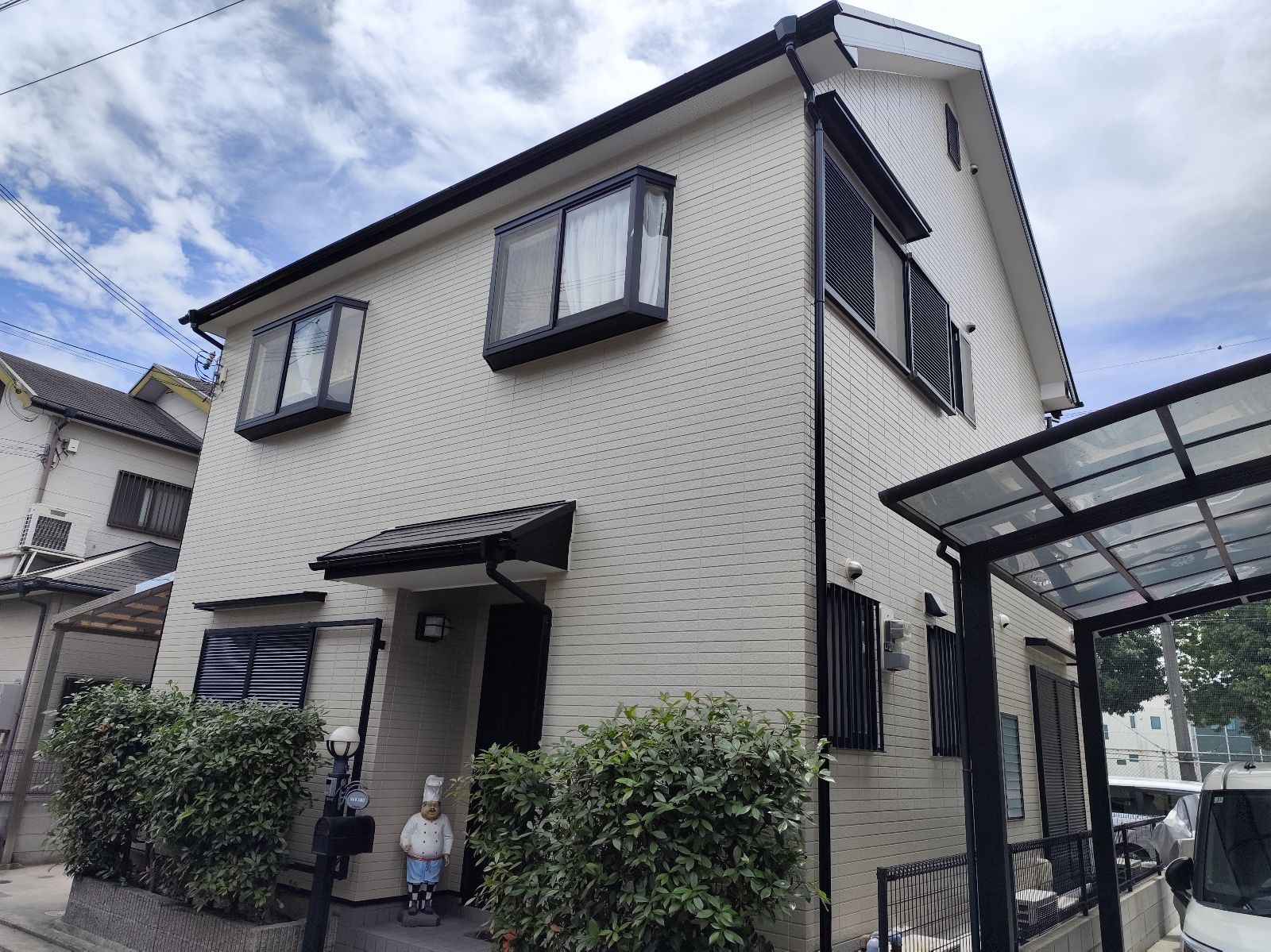 堺市中区日置荘北町 外壁+屋根 施工例