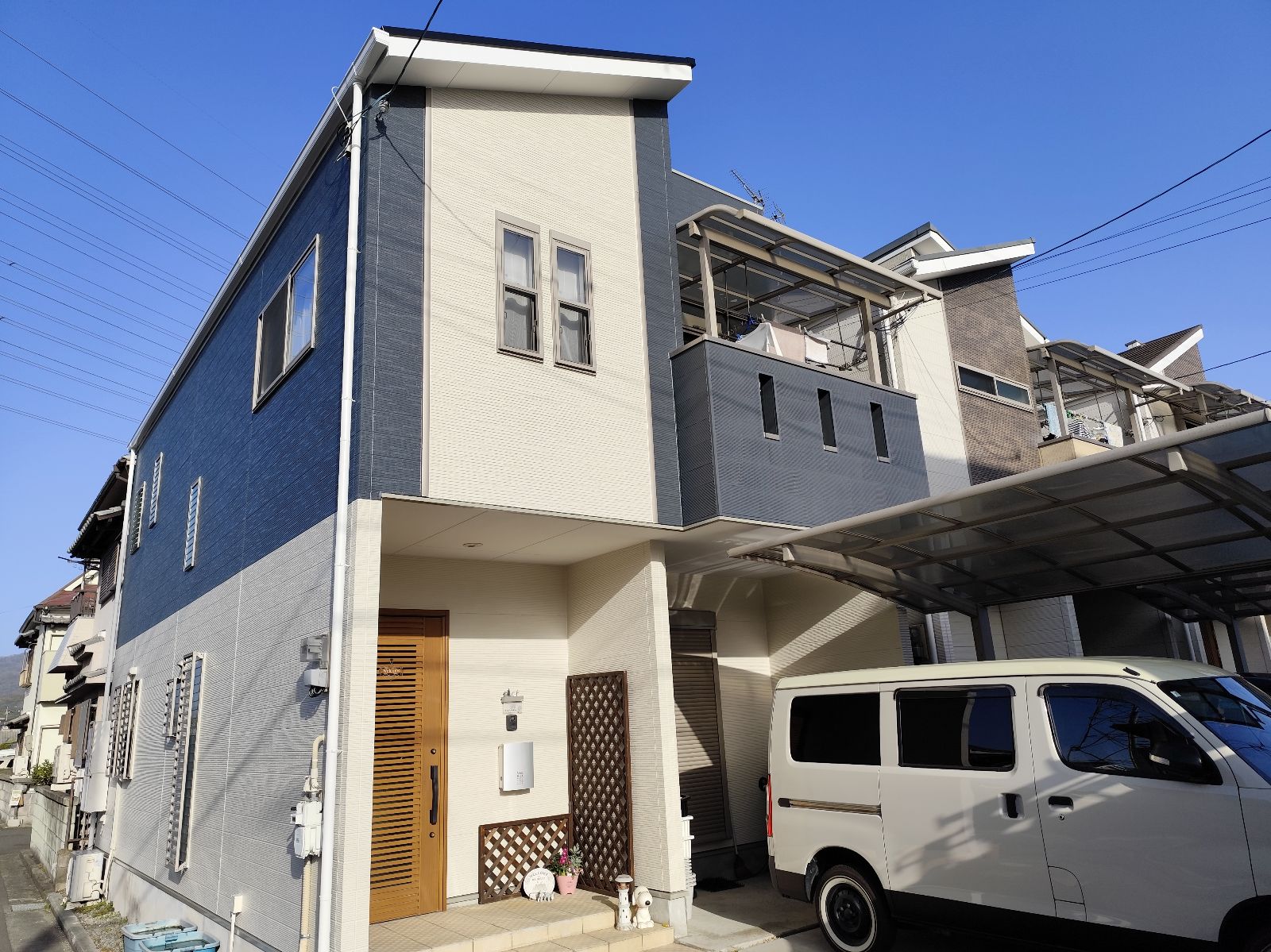 八尾市曙川東 外壁+屋根 施工例