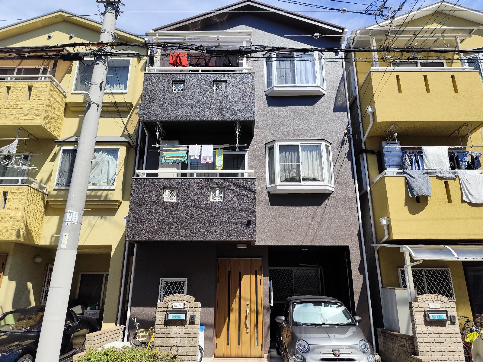 大阪市平野区長吉出戸 外壁+屋根 施工例