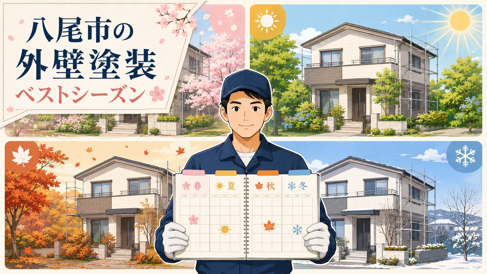 八尾市の外壁塗装 時期選び