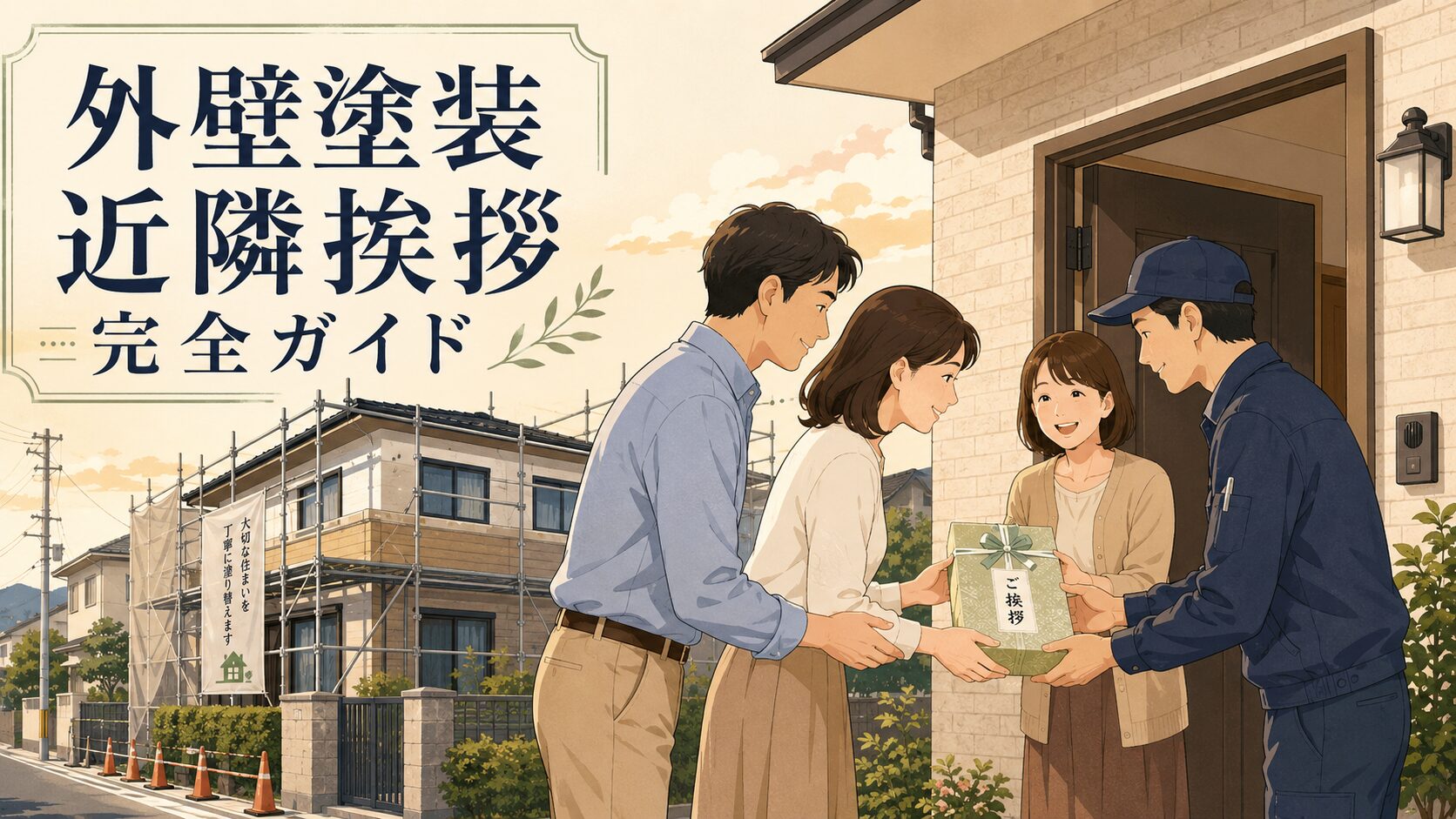 八尾市の外壁塗装 近隣挨拶