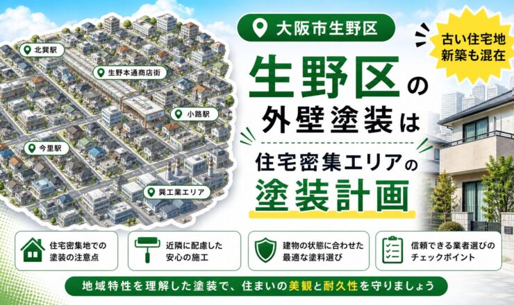 外壁塗装 大阪市生野区