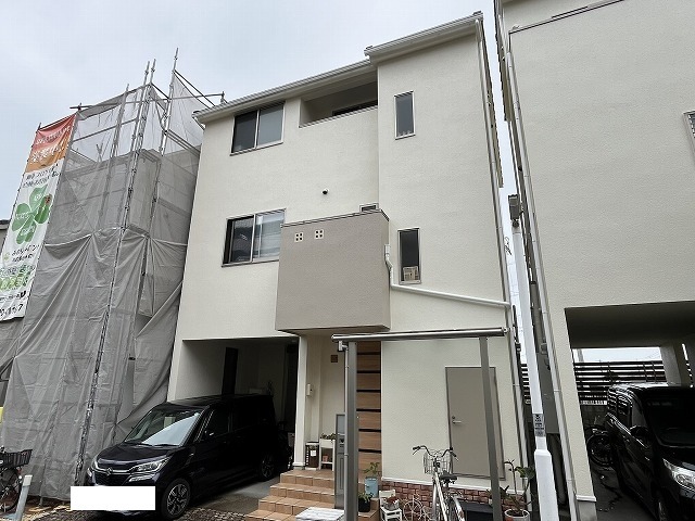 施工後|外壁も付帯部も、同じ足場の中で塗り上げました