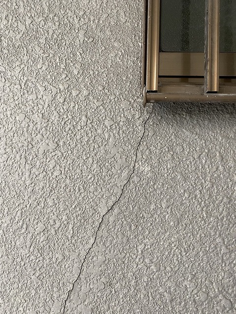 外壁塗装前の壁面の状態