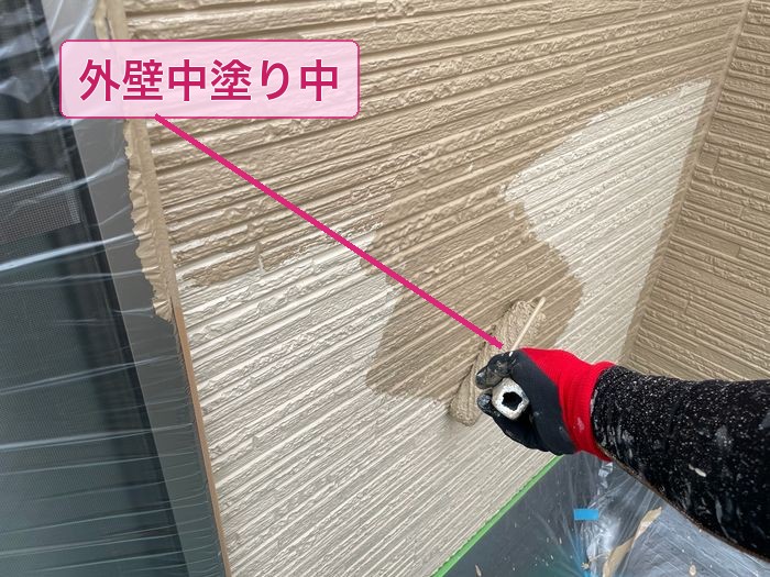 平野区加美東の戸建て 外壁塗装