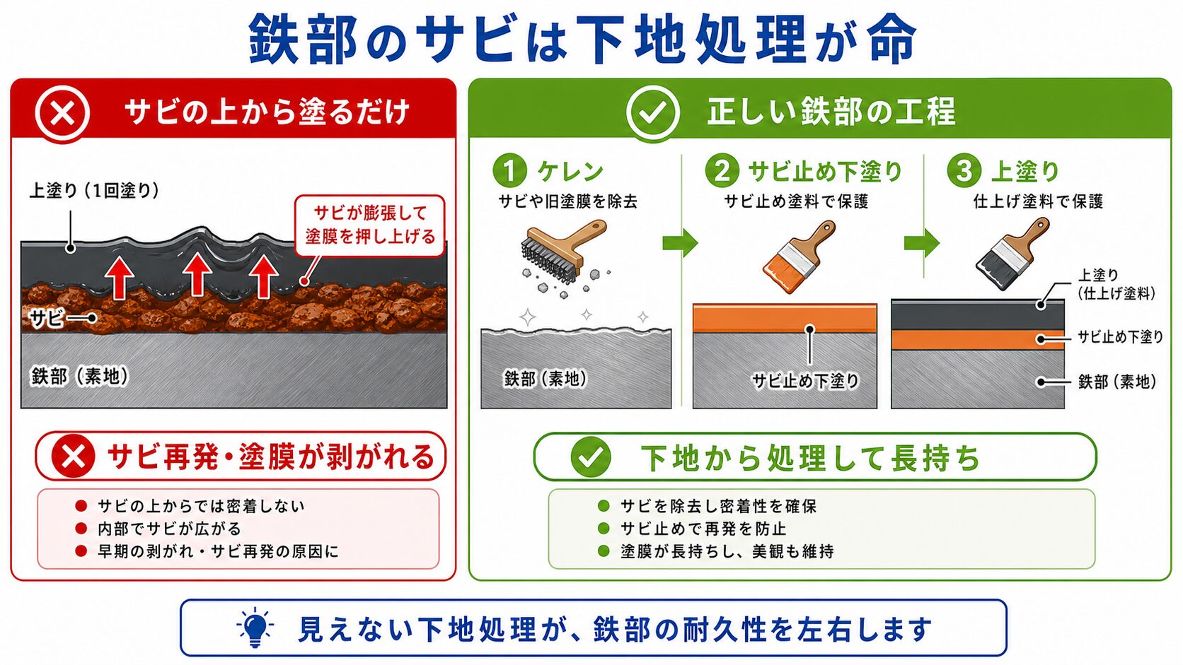 平野区の付帯部塗装|破風・軒天・雨樋・鉄部を外壁と一緒に塗るべき理由と費用の目安 図解