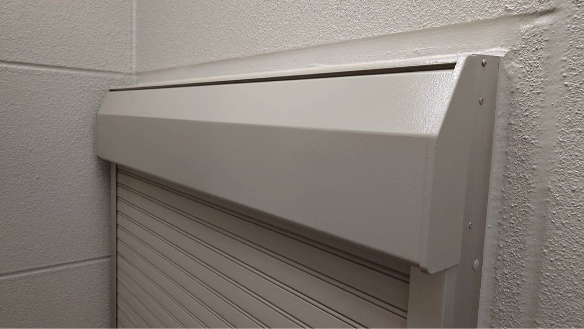 シャッターボックス 施工完了