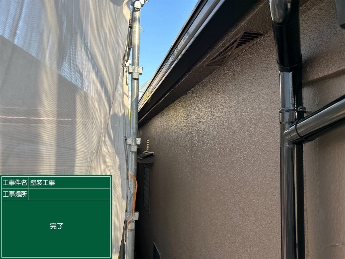 外壁 施工完了