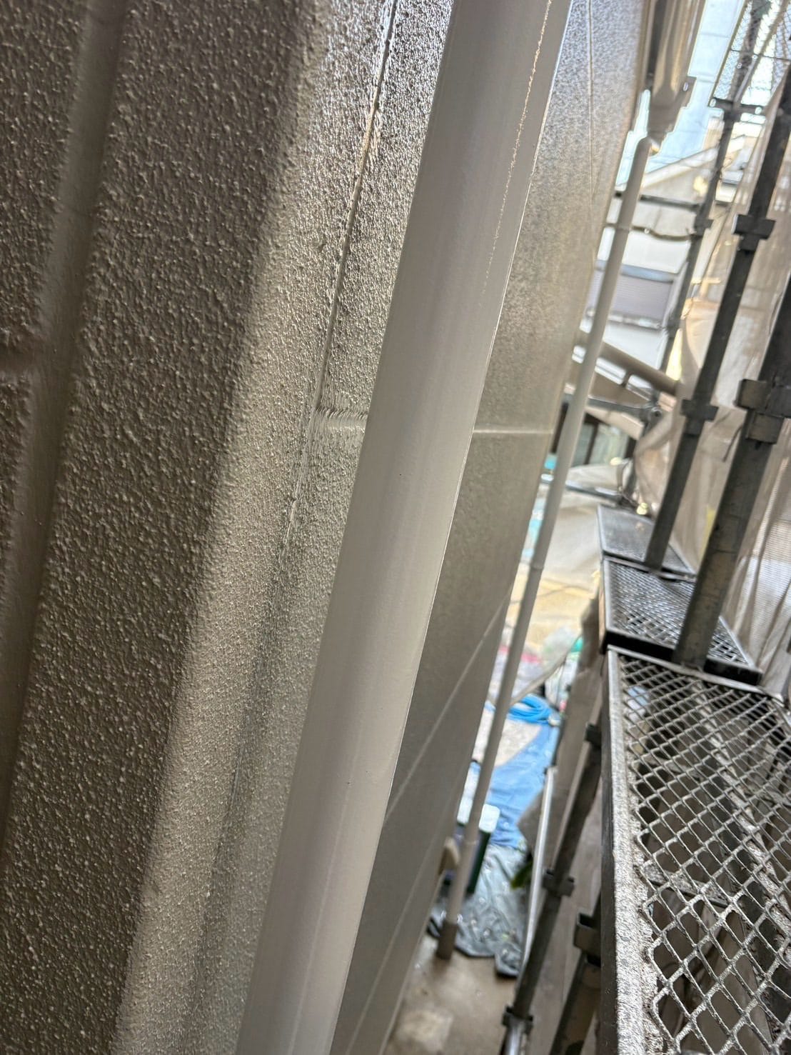 竪樋 施工完了