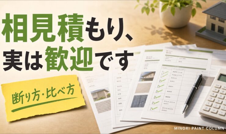 相見積もりのマナーと断り方・比べ方を示すサムネイル