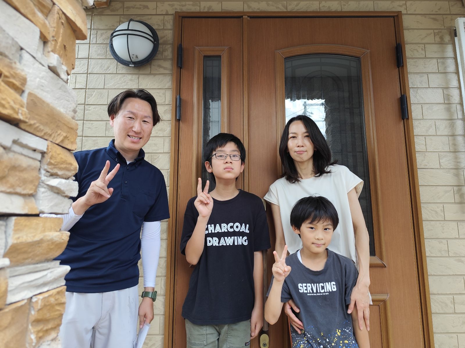 堺市中区 T様と松本のツーショット写真