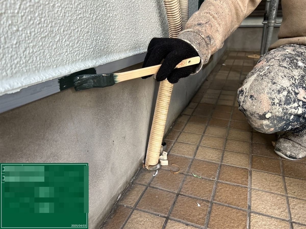 水切り 中塗り