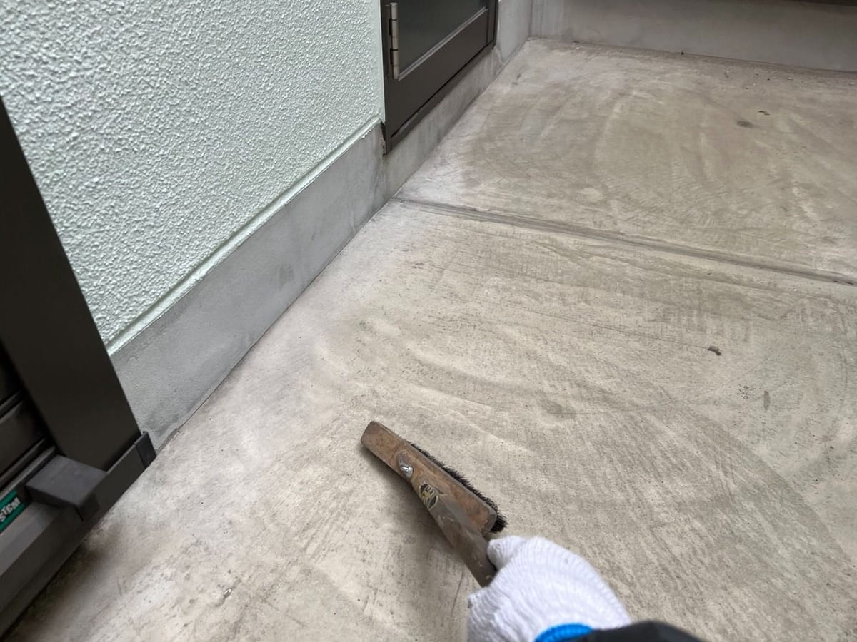 ベランダ 清掃