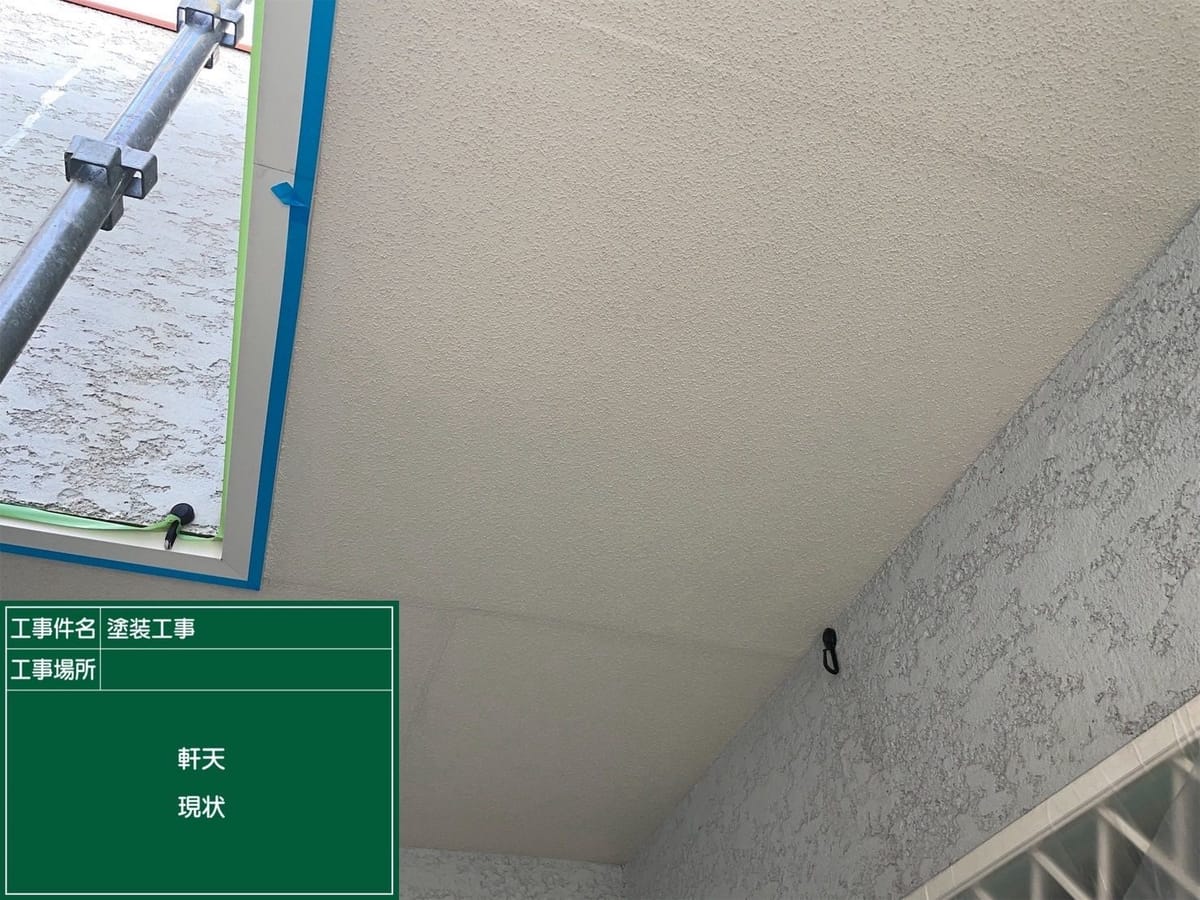 軒天 施工前