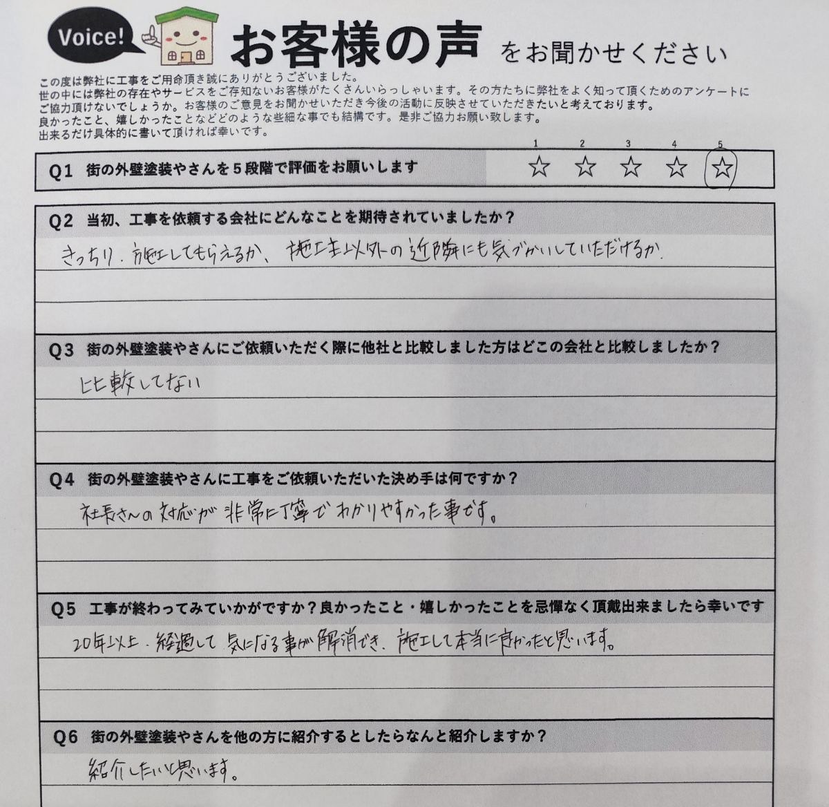 東大阪市 施主様邸|社長の丁寧な対応で決めた外壁塗装の満足体験談 写真2